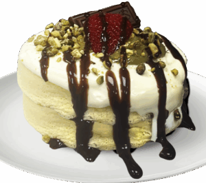 Deluxe Fluffy Fluffy Dubai Chocolate Pancake